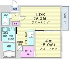 麻生駅 徒歩9分 3階の物件間取画像